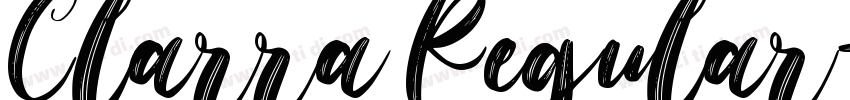 Clarra Regular字体转换